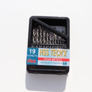 Coffret perçage 19 forêts