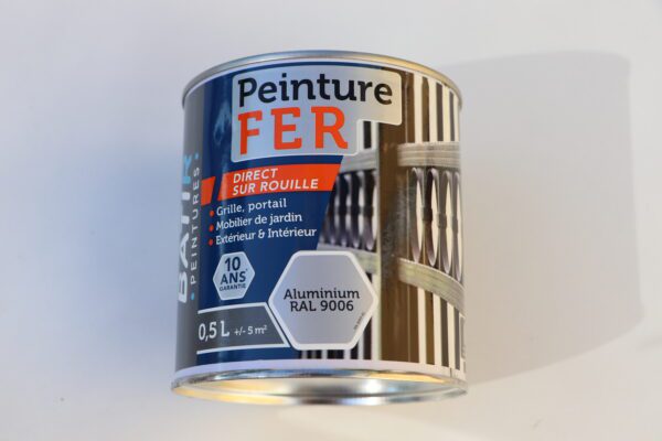 Peinture laque antirouille pour le fer