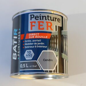 Peinture laque antirouille pour le fer