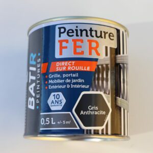 Peinture laque antirouille pour le fer