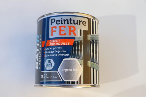 Peinture laque antirouille pour le fer