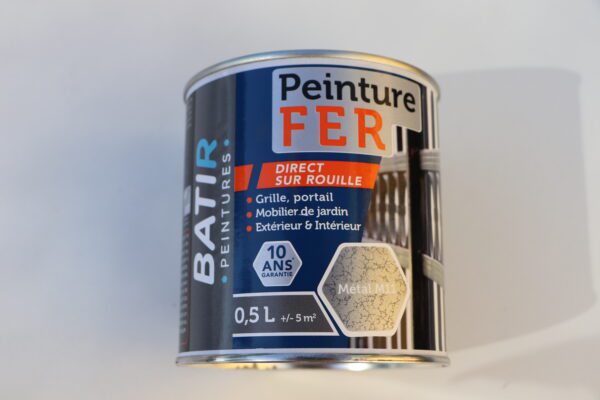 Peinture laque antirouille pour le fer