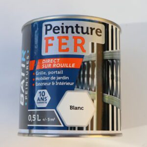 Peinture laque antirouille pour le fer