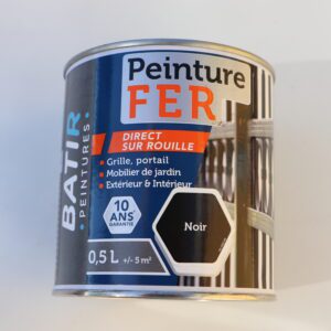 Peinture laque antirouille pour le fer