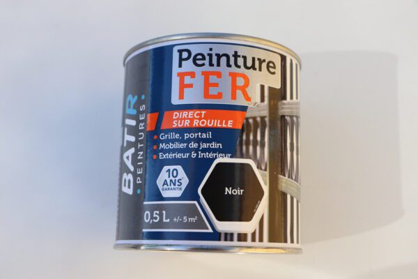 Peinture laque antirouille pour le fer