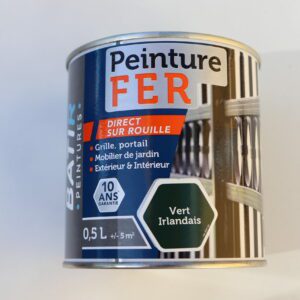 Peinture laque antirouille pour le fer