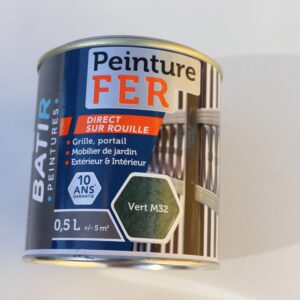 Peinture laque antirouille pour le fer