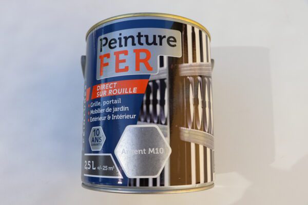 Peinture laque antirouille pour le fer