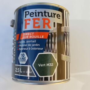 Peinture laque antirouille pour le fer