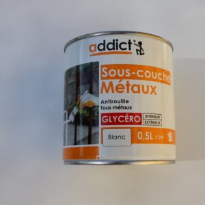 Peinture sous couche antirouille glycéro. Convient en extérieur / intérieur sur tous les métaux