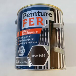 Peinture laque antirouille pour le fer